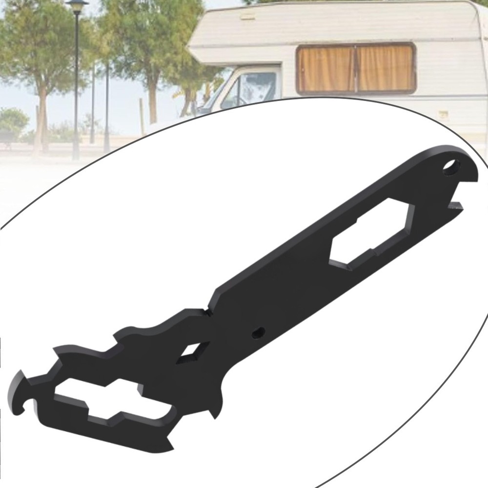 Black Multitool With 14-In-1 Separate Rigger Tools Including Wing Nut Spanner