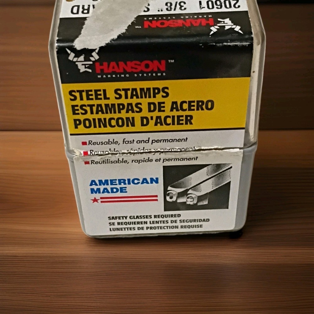Hanson Marking System Numbers 3/8" A7