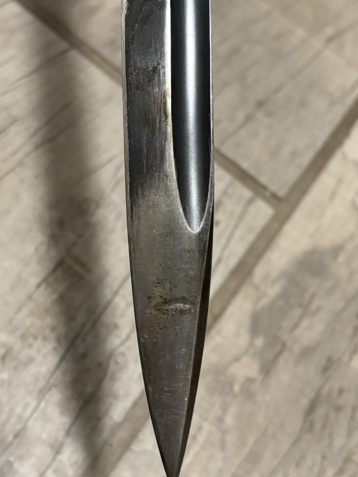 WWII German 98K Bayonet with Scabbard Early S/244 Production