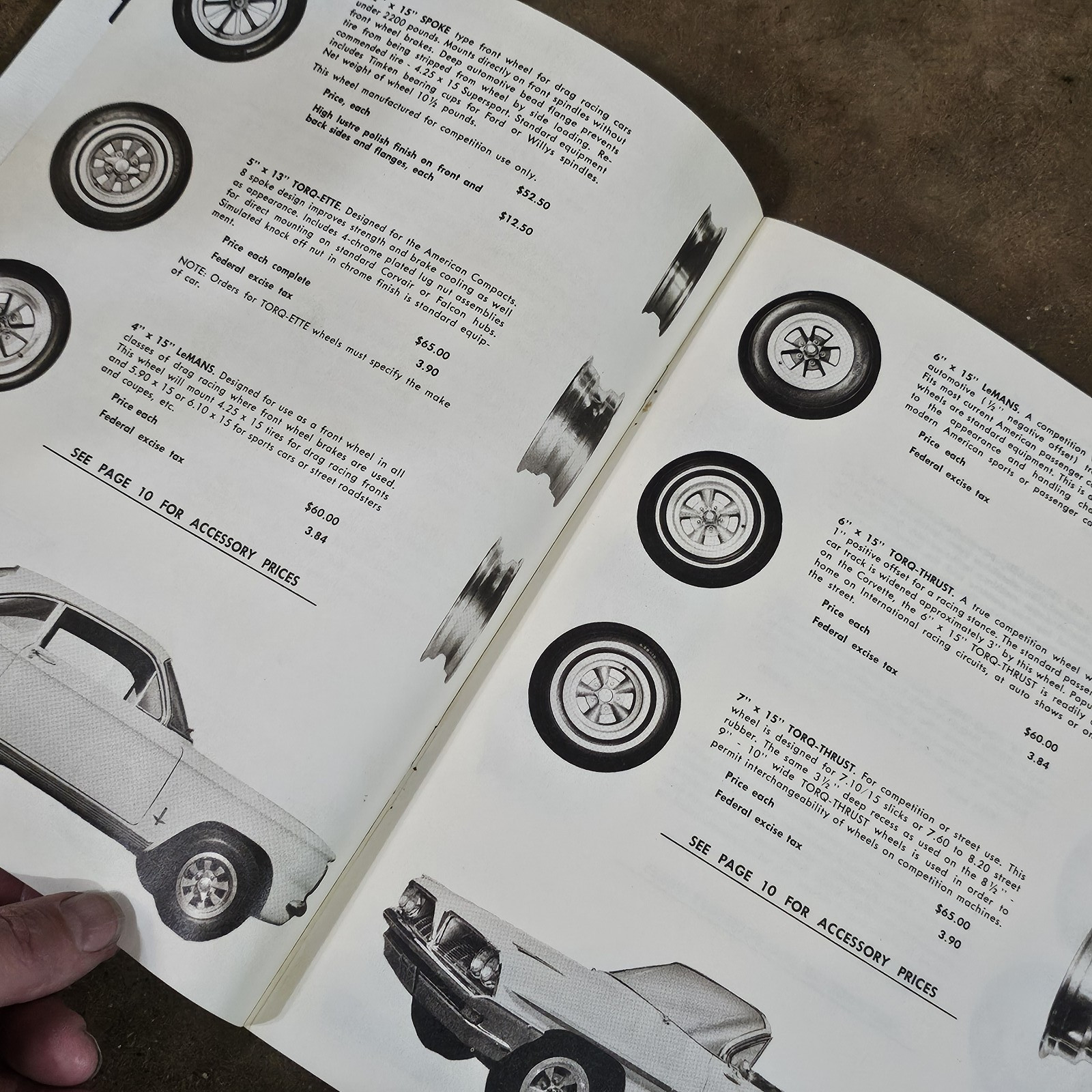 1960s American Racing Equipment Magnesium Wheels Catalog Hot Rod Drag Racing mag