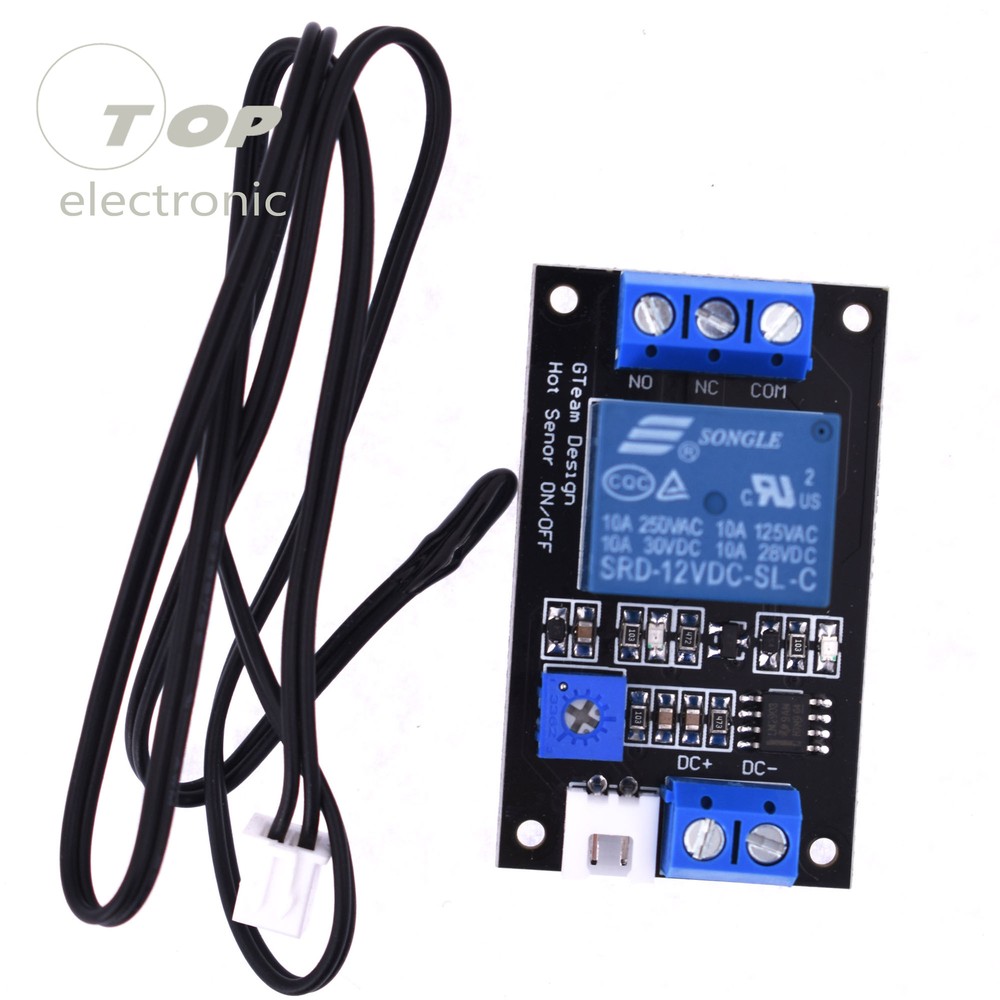 Control Switch 12V 1Channel Thermistor Relay Sensor Temperature Detection Module