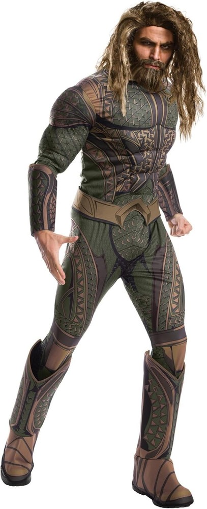 Authentic Aquaman Wig and Beard Set - Official DC Comics Costume Accessory