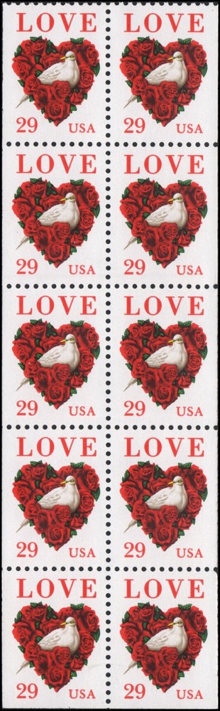 US #2814a MNH VF booklet pane