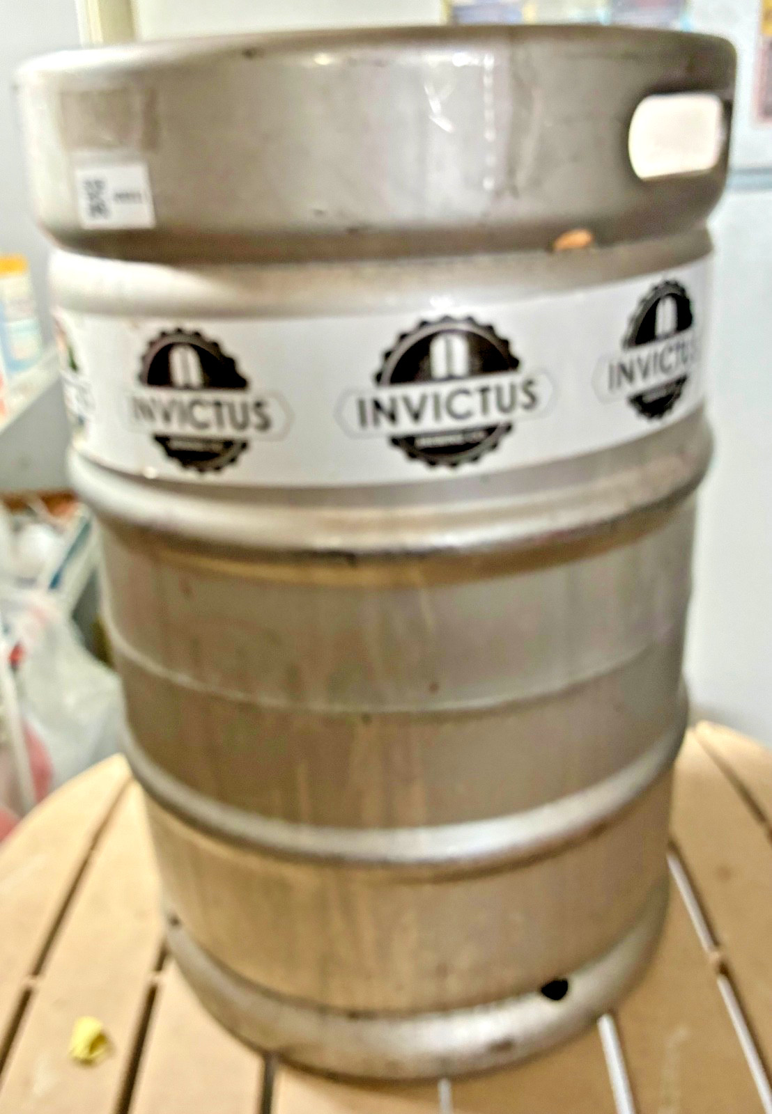 1/2 BARREL STAINLESS STEEL BEER KEG -15.5 GALLON MOONSHINE STILL-SANKEY