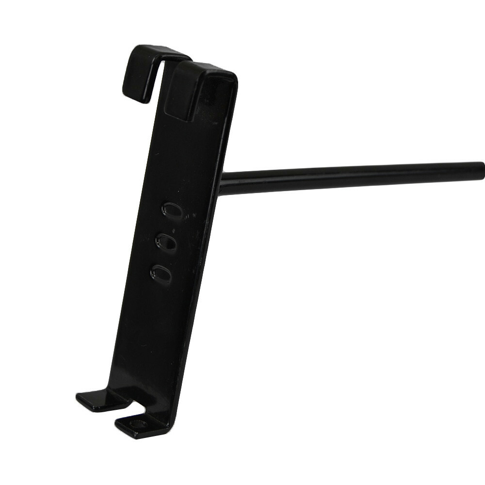 BLACK 4" Long GridWall Wire Metal Hooks Display Grid Panel Hanger Retail- 50 PC