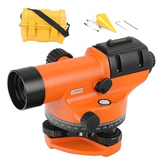 Automatic Optical Level 32X with Self-Leveling Magnetic Dampened Compensator