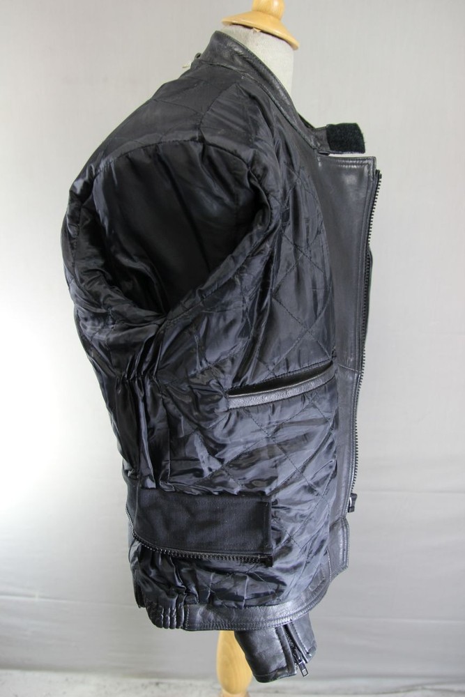 HOCO CLASSIC BLACK LEATHER JACKET 42-44 INCH CHEST