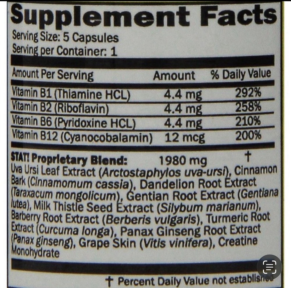 STAT! Flush Detox– 5 Detox Capsules! Extra Strength