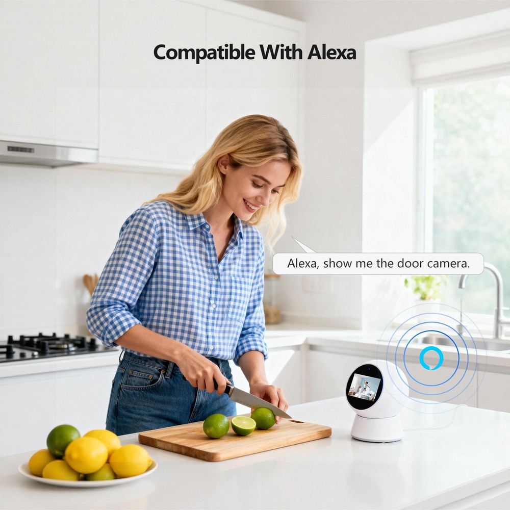 Wireless Security Camera System Smart Color Night Vision Outdoor WiFi Cameras