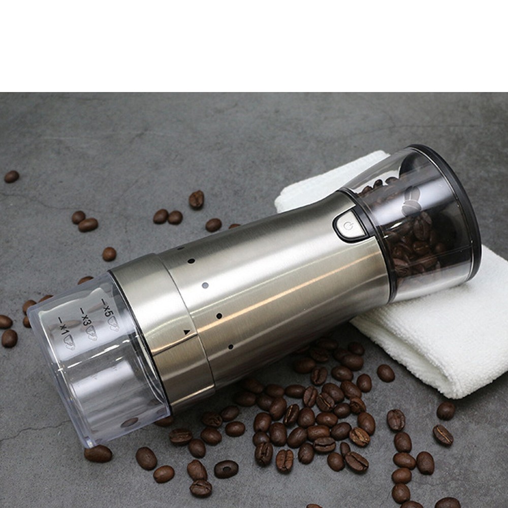 Rechargeable Battery Powered Portable Fully Automatic Electric Coffee Grinder