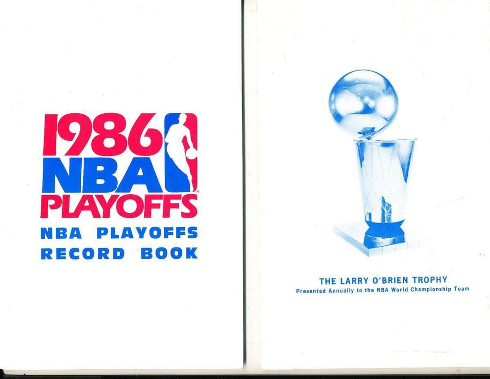1986 NBA Playoffs Record Book bxguide