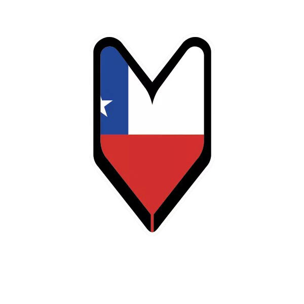 Chilean Driver Badge Sticker Decal