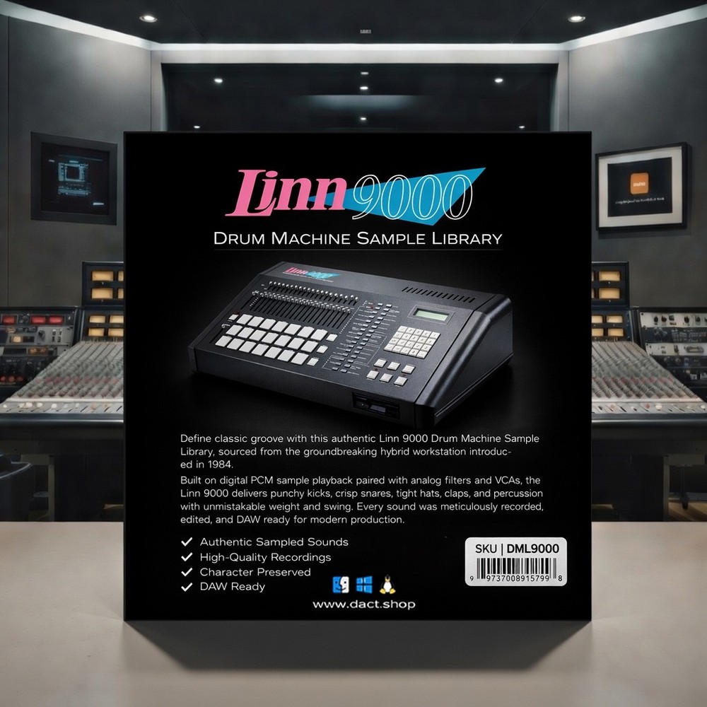 Linn 9000 Drum Machine Sample Library