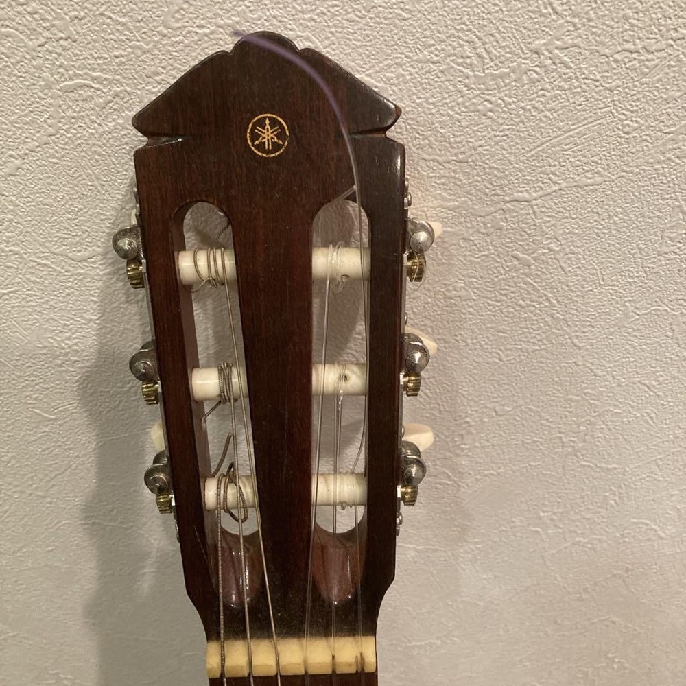 Yamaha Classical Guitar Brown Black-String With Ink Mark, Used