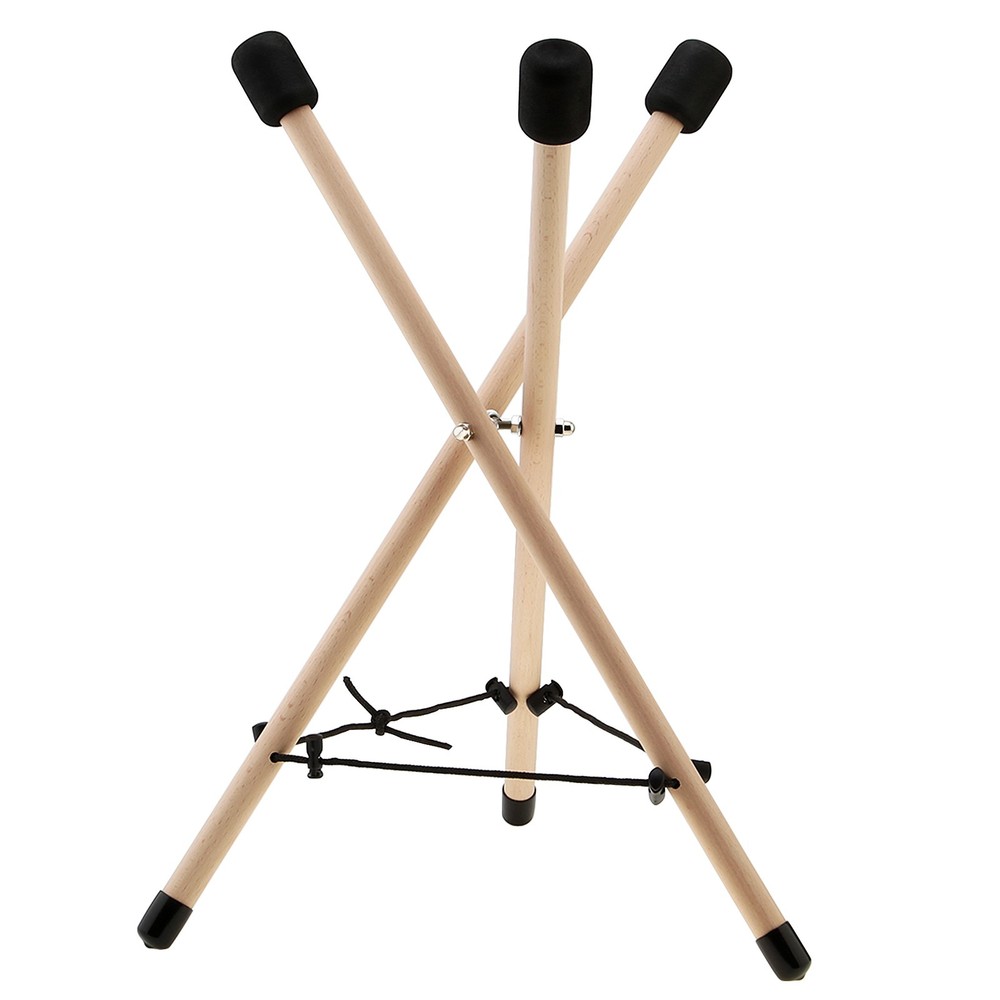 Handpan Stand, Tongue Drum Bracket Solid Wood Adjustable Tripod Structure Holder