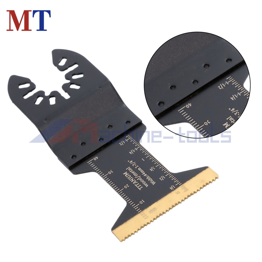 16 Pack Titanium Oscillating Saw Blades Kit Multi Tool Cutting Blades