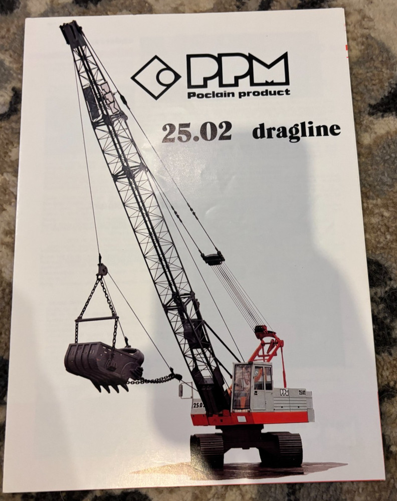 Poclain 25.02 Dragline Brochure AMIL25