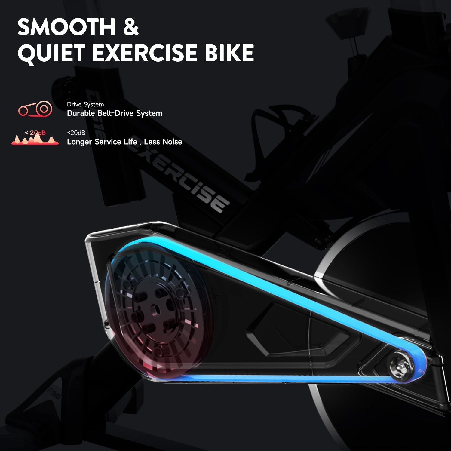 Indoor Cycling Bike for Home Gym Stationary Exercise Bike Magnetic Cycle Bike