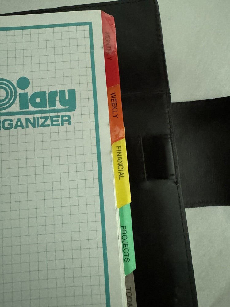 Kate Spade - Vintage Black Diary Organizer