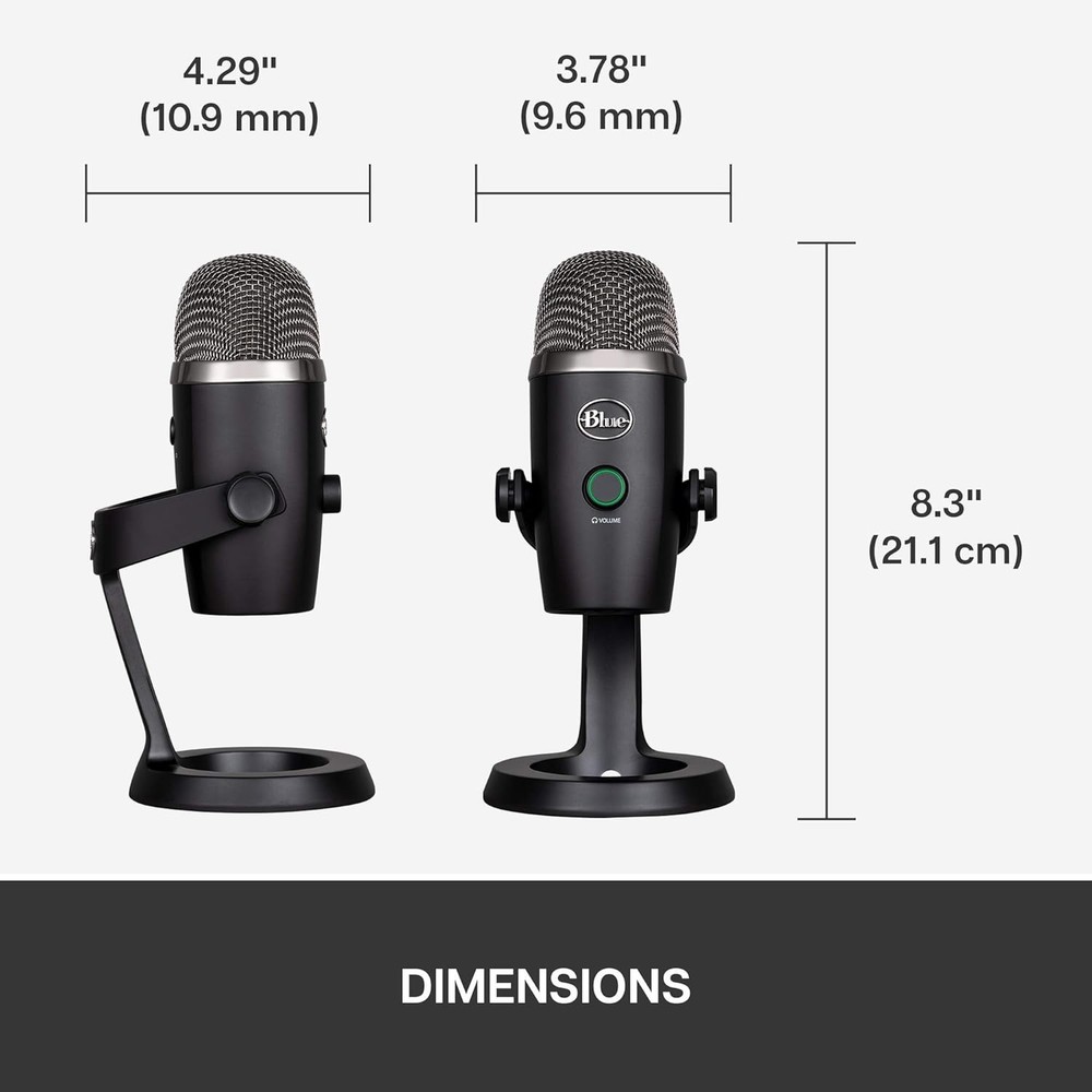 Logitech for Creators Blue Yeti Premium USB Gaming Microphone for Streaming