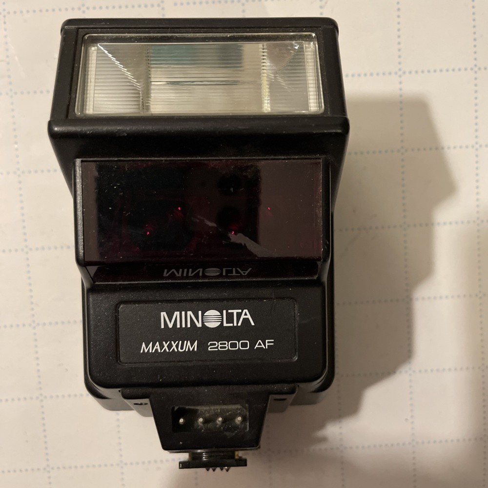 Minolta Maxxium 2800 AF Flash Unit Quality 2