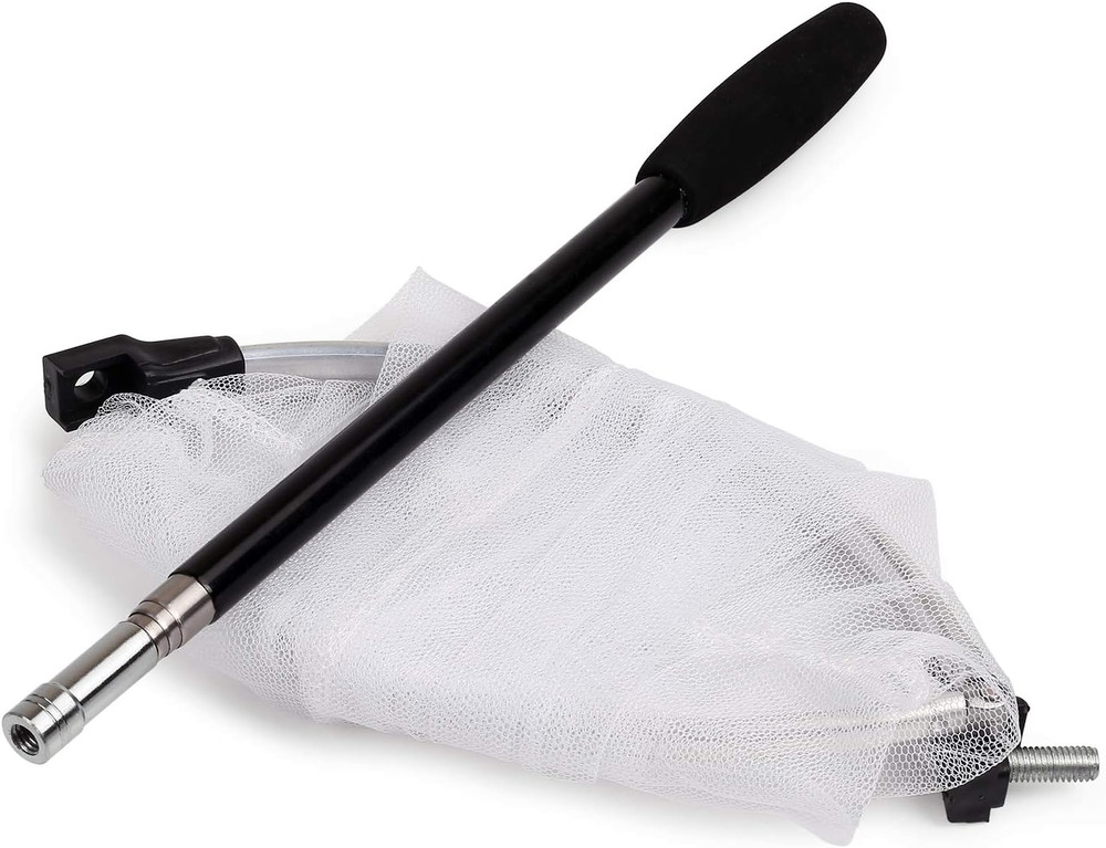 RESTCLOUD Insect and Butterfly Net with 12" Ring, 24" Net Depth, Handle Extends