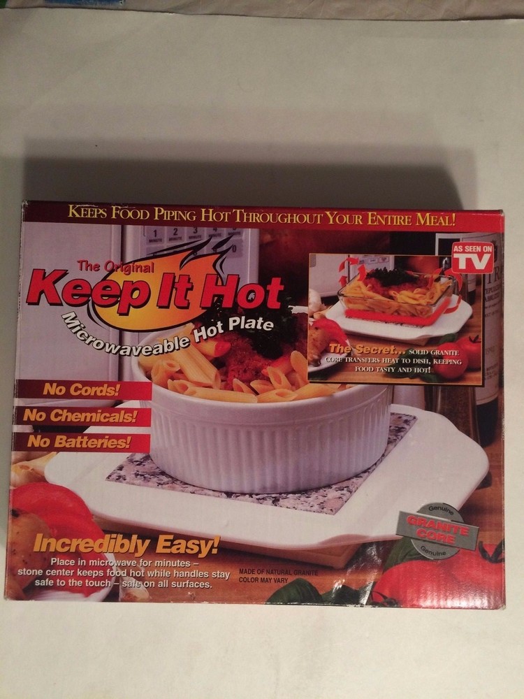 The Original Keep It Hot Microwavable Hot Plate