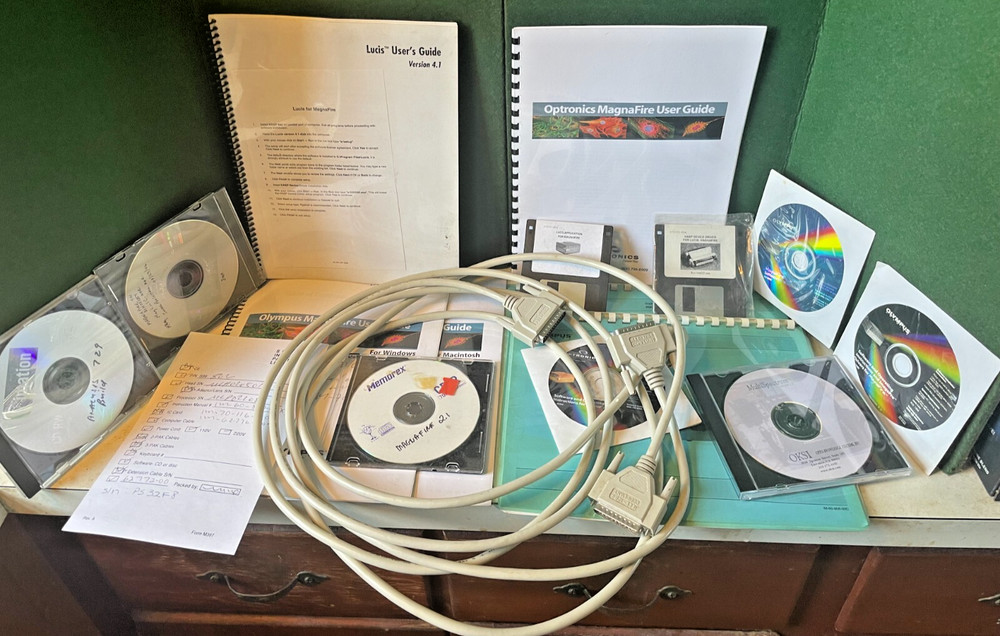 Optronics Magnafire Microscope Camera & 60800 Power Supply w/Software, Olympus