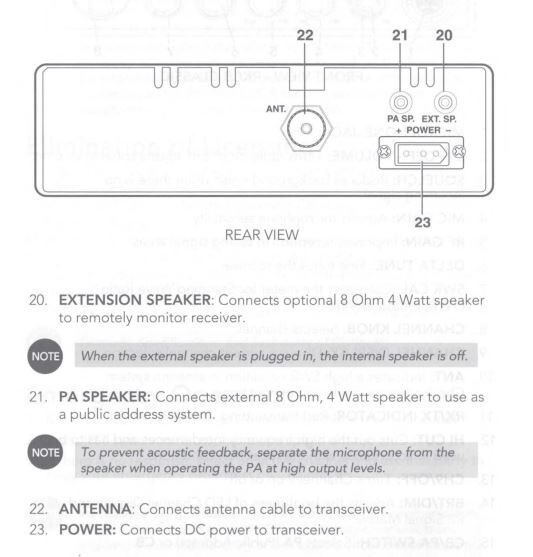 RoadKing 40 Channel Classic CB Radio - Large Digital Display Full 4 Watts Power