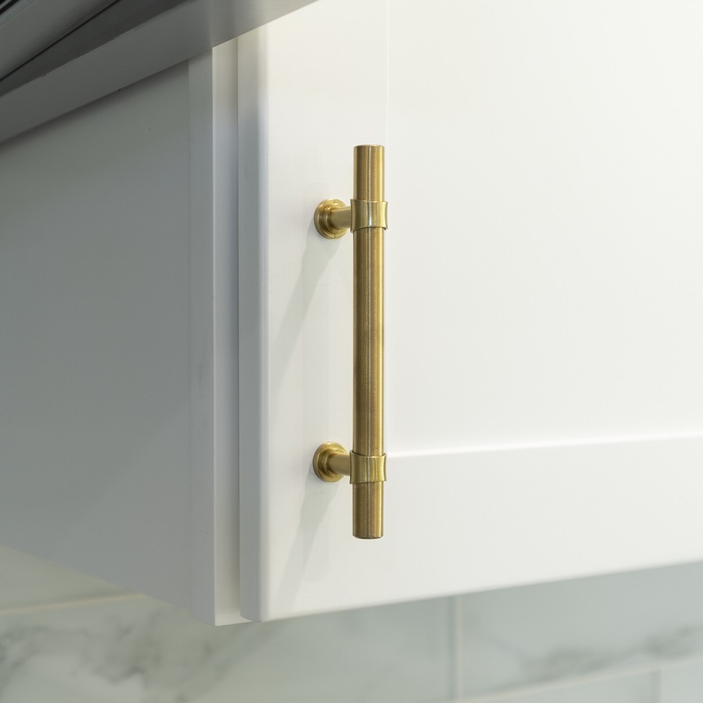 Brushed Gold Modern Cabinet Handles Pulls Knobs Kitchen Hardware Drawer Pull
