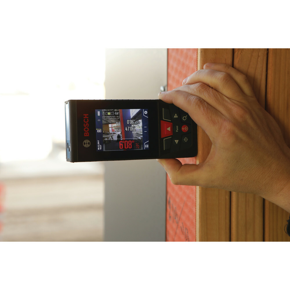 Bosch GLM400C-RT 400 ft Bluetooth Laser Measure Kit Certified Refurbished