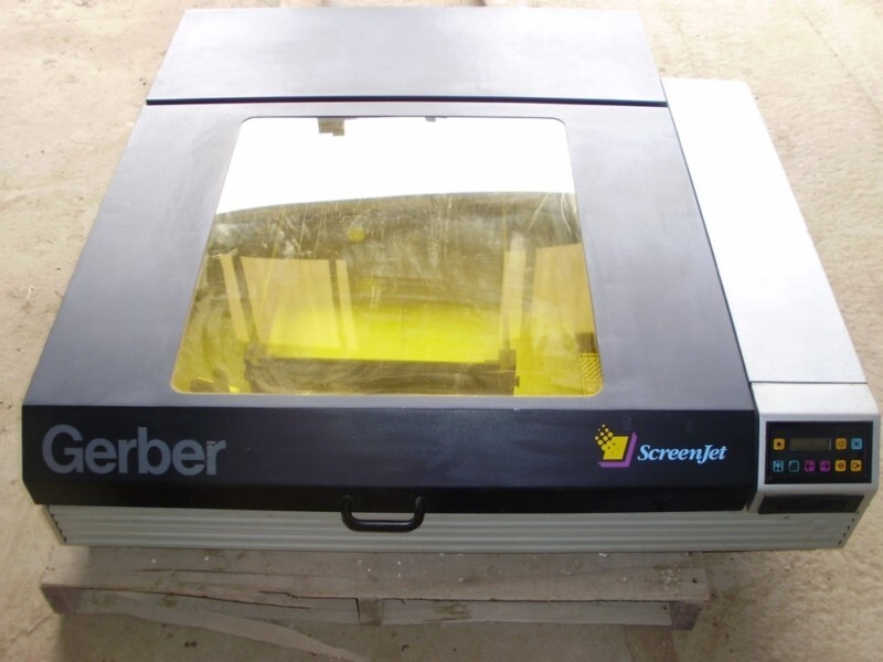Screen Printing Gerber ScreenJet Image Maker Computer-to-Screen (CTS) Imaging