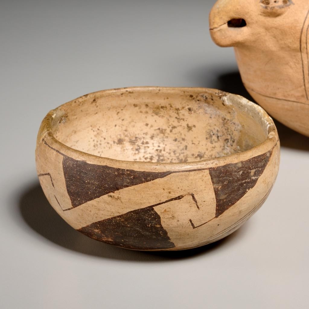 Native American & Mexican Pottery Vessels 19th/20th C Wedding Vase Jar (3pc)