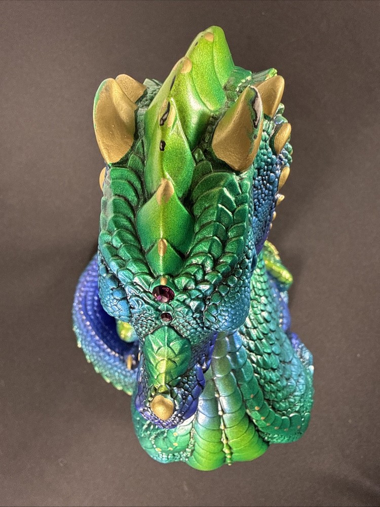 Windstone Editions Emperor Dragon Emerald Peacock