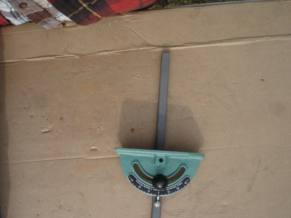 Vintage American Machine & Tool Tabletop Table Saw Miter