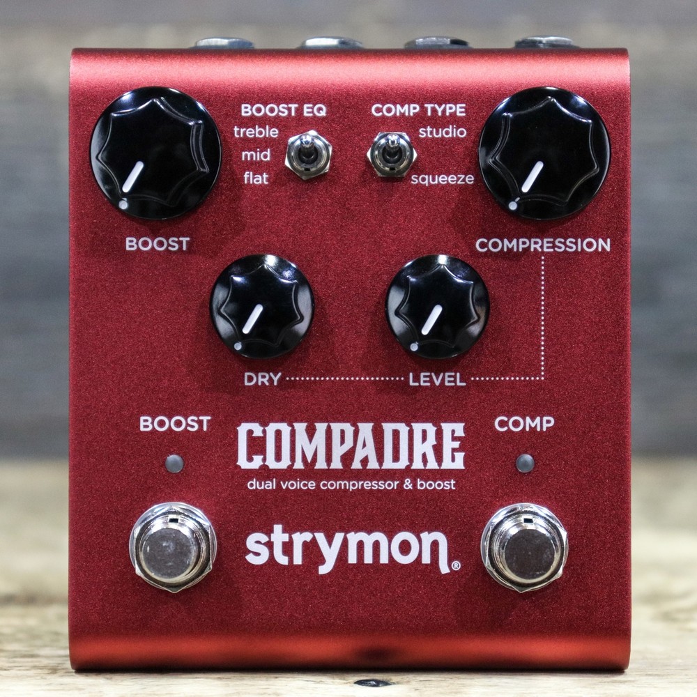Strymon Compadre Dual Voice Compressor & Boost Analog VCA Circuits Effect Pedal