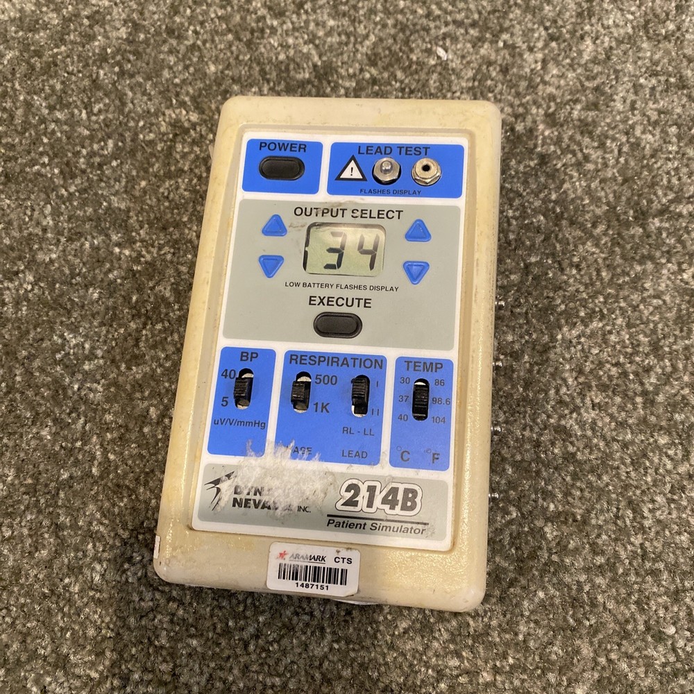 DYNATECH NEVADA 214B PATIENT SIMULATOR Excellent Working!