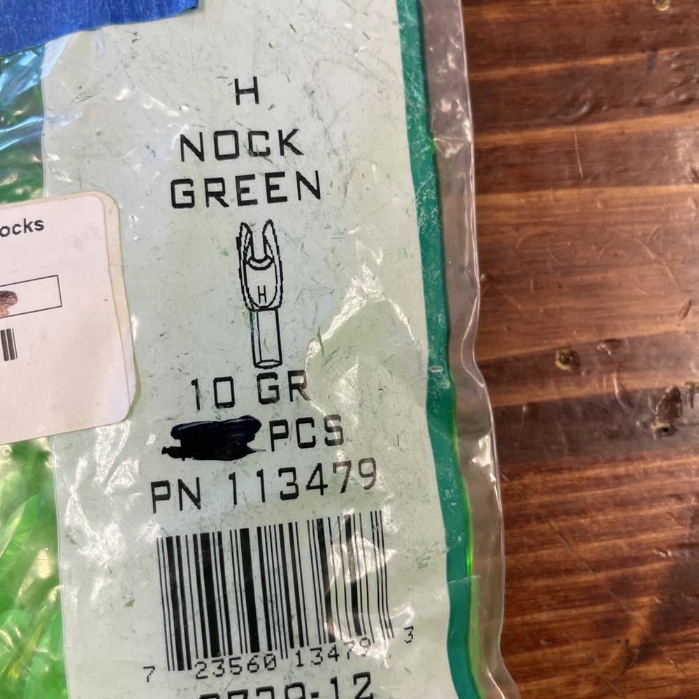 Easton Authentic Components H Nock Green 10 Grains