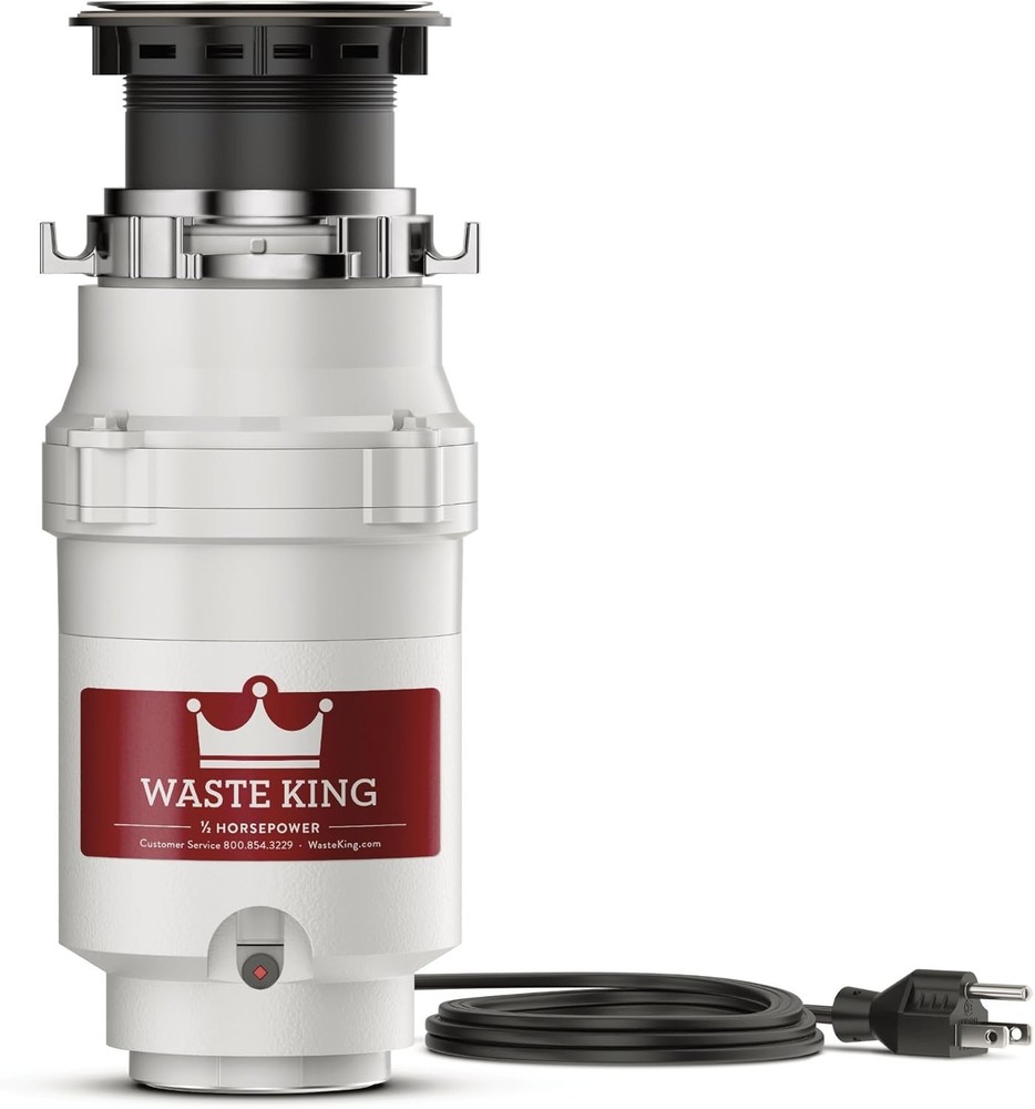 High-Speed 1/2 HP Continuous Feed Garbage Disposal – Easy Installation Included