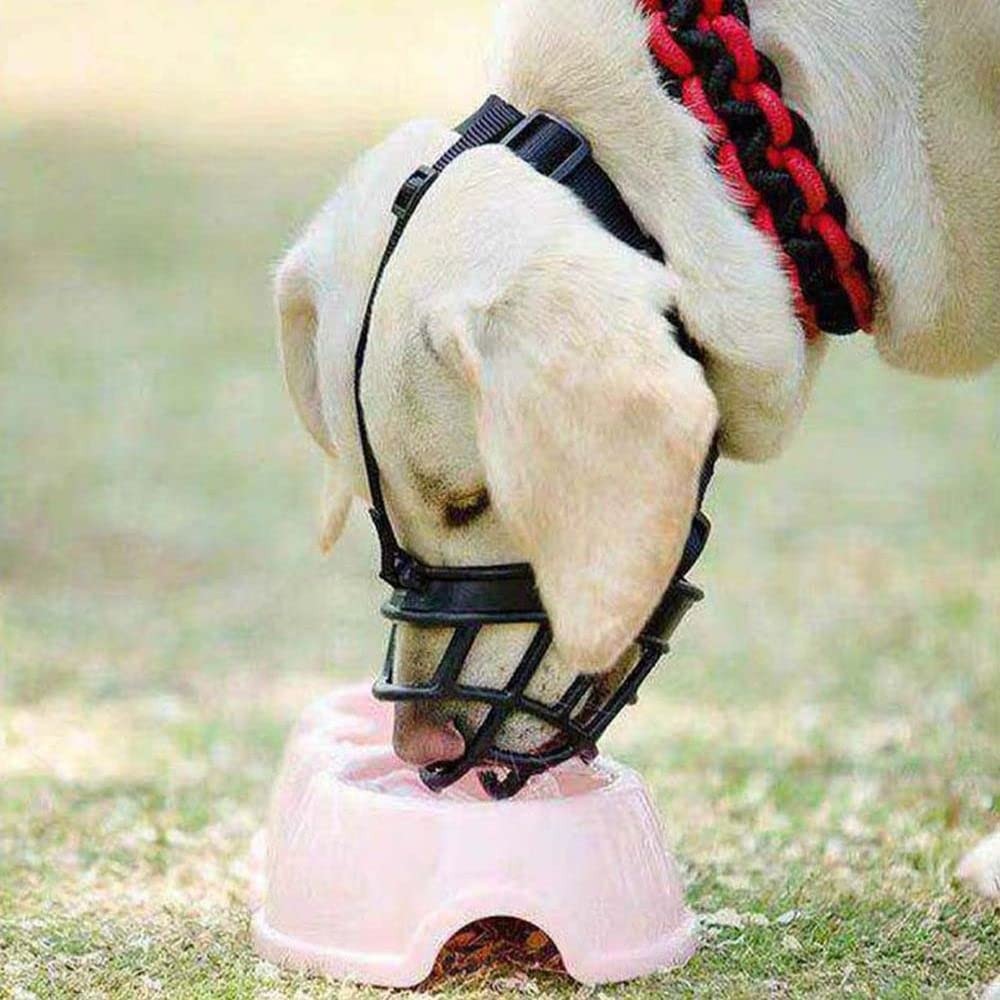Dog Muzzle Breathable Basket For Small Medium Large Prevents Chewing XXL