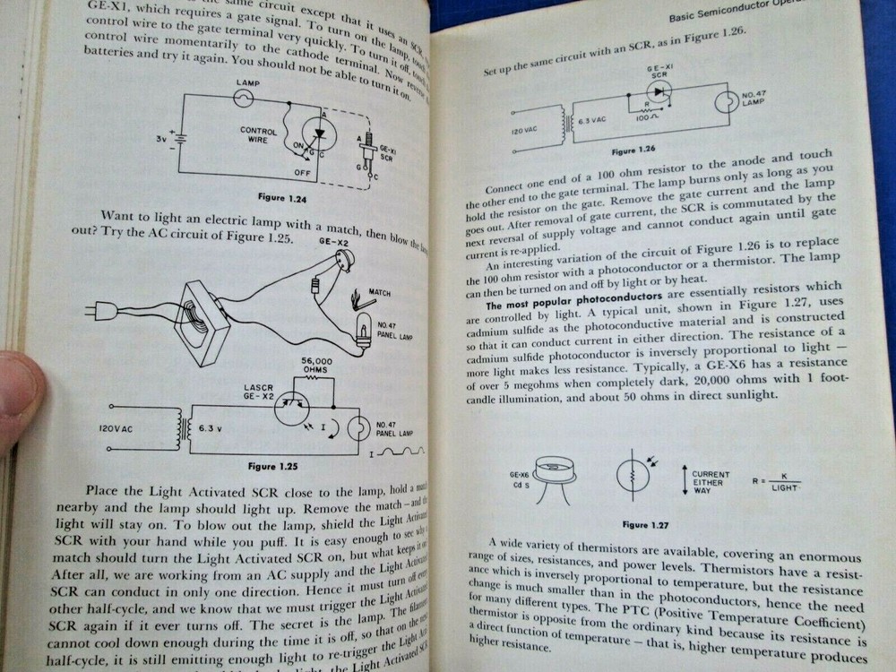 1963 GE Silicon Controlled Rectifier Hobby Manual Paperback First Edition