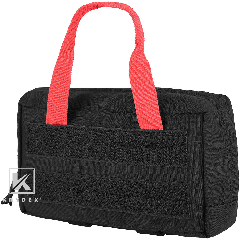 KRYDEX Clear Top Insert Pouch Organizer Hook Back Packing Cube for Backpack