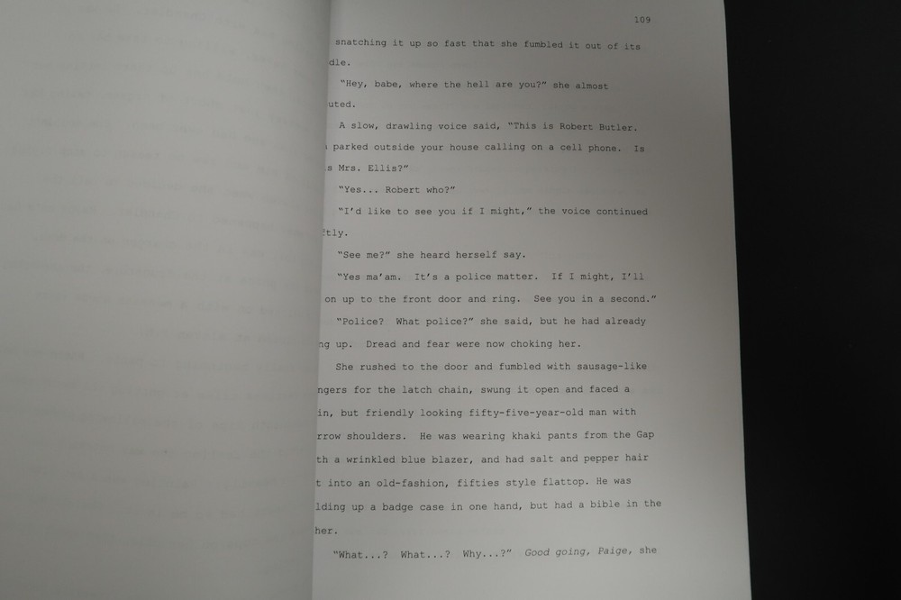 At First Sight Original Book Script Stephen J. Cannell Studios Collection