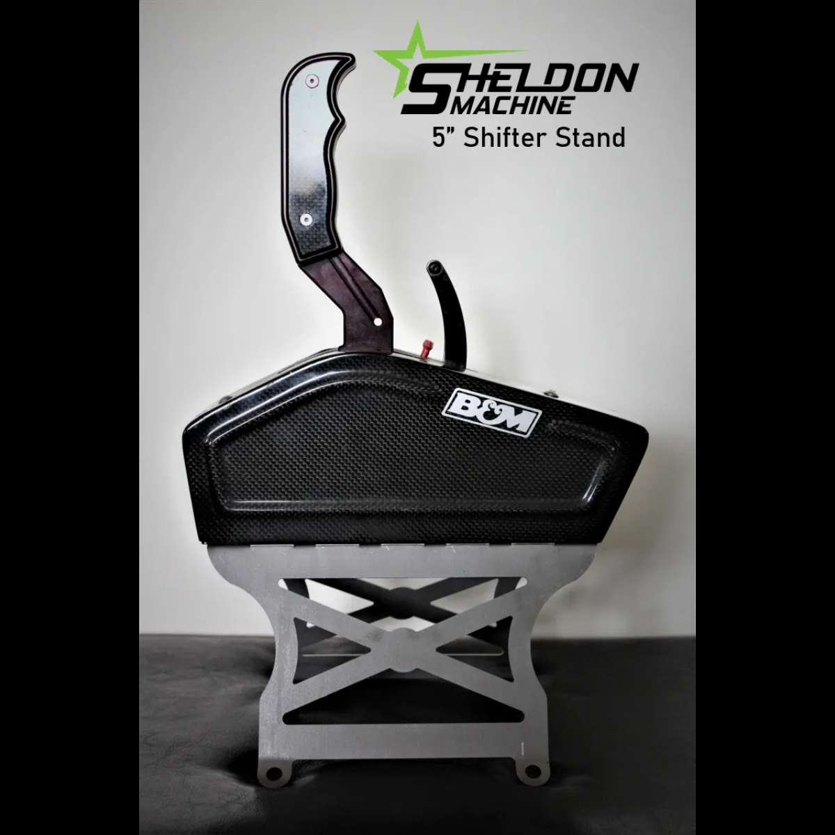 Sheldon Machine 5 in. Tall Tunnel Mount Shifter Stand | B&M, Hurst, TCI, etc.