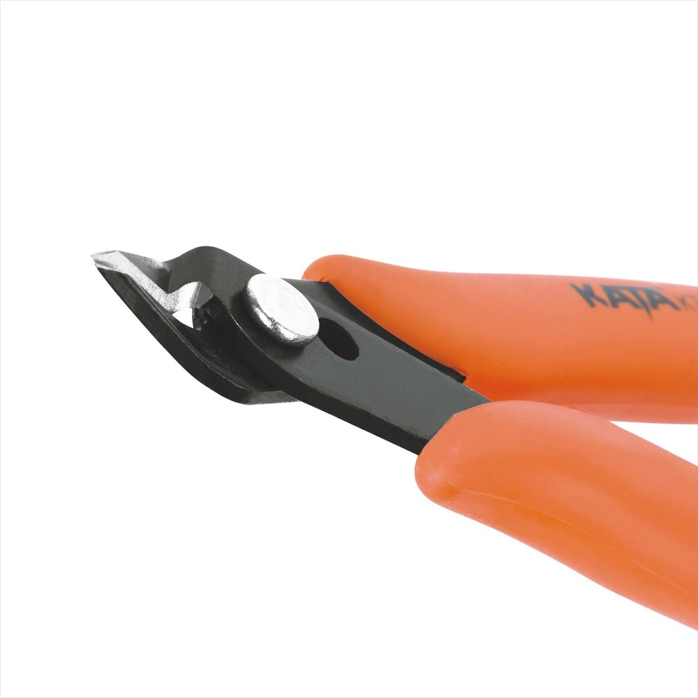 KATA Micro Wire Cutters Pliers: Precision Flush Cutter Tools Small, Orange
