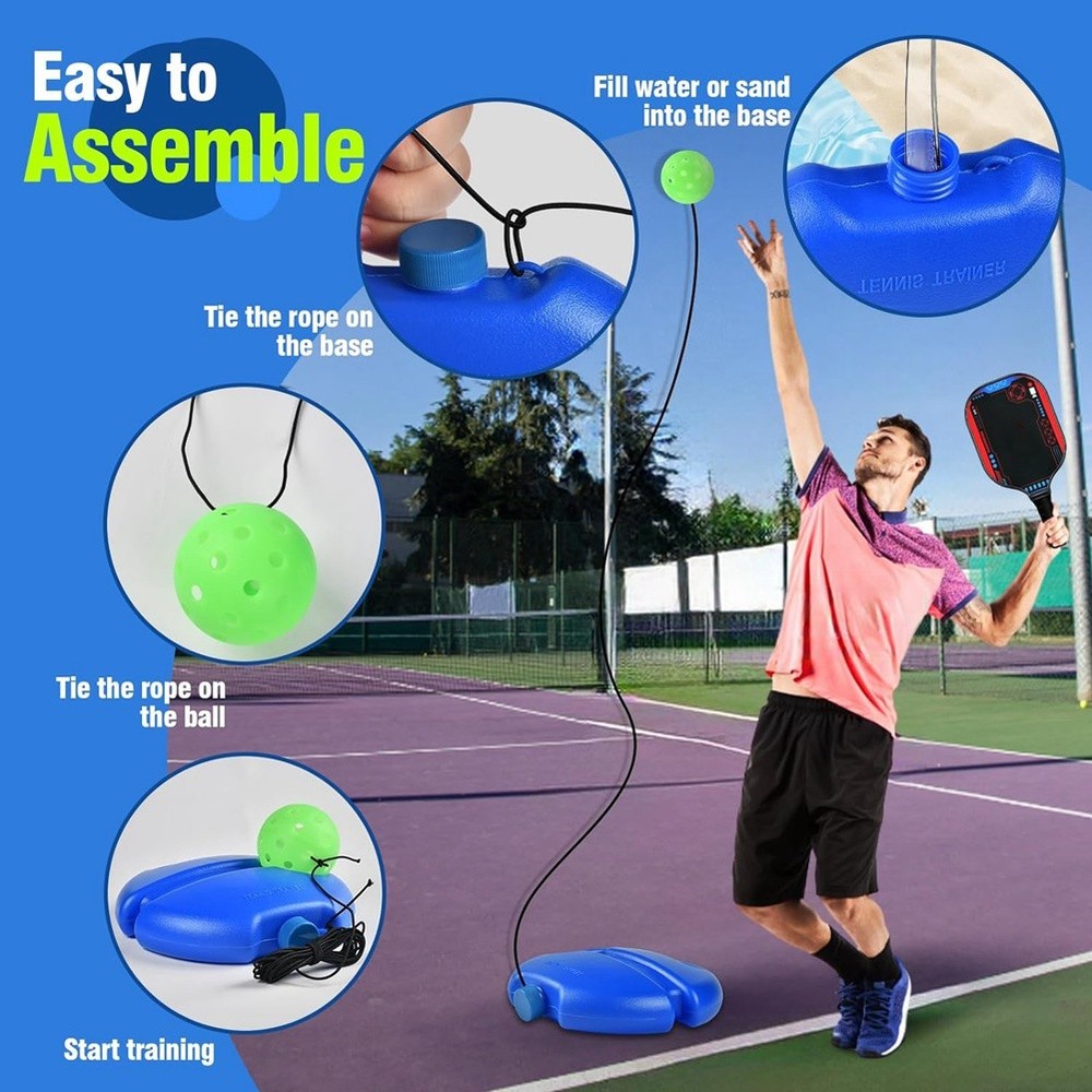 Match Buddy Trainer, Trainer with String, Easy to Use Rebounder for9860