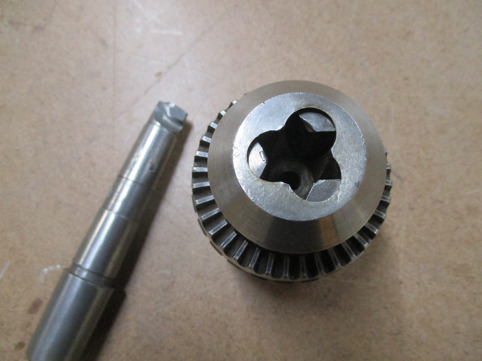 Jacobs 14N 0-1/2" Ball Bearing Super Chuck J3 Mount w/ MT2 Arbor