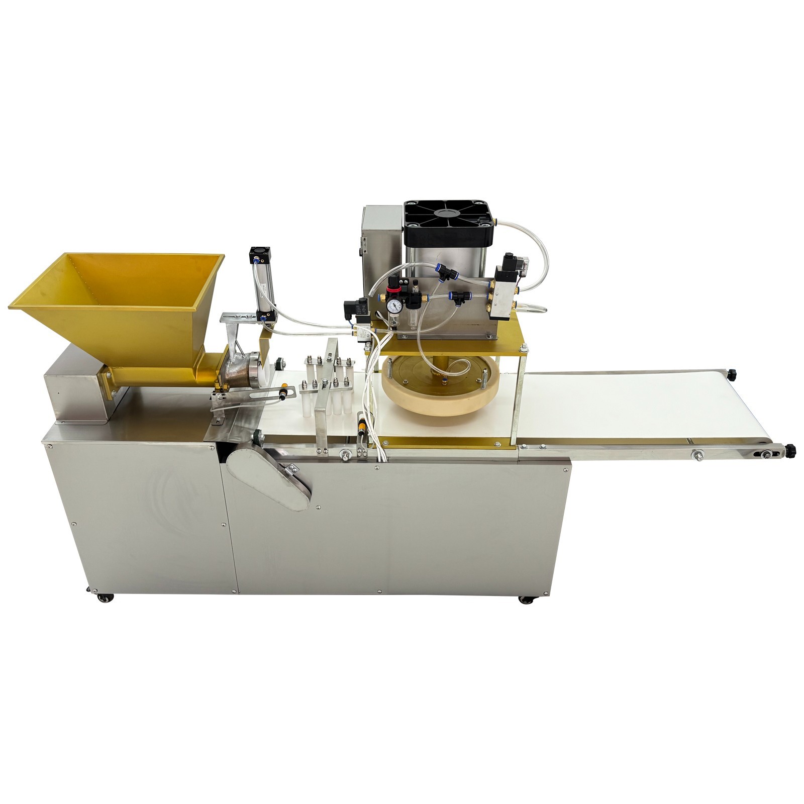 Commercial Auto Dough Divider & Dough Pastry Press Machine W/Air Pump 300-500g