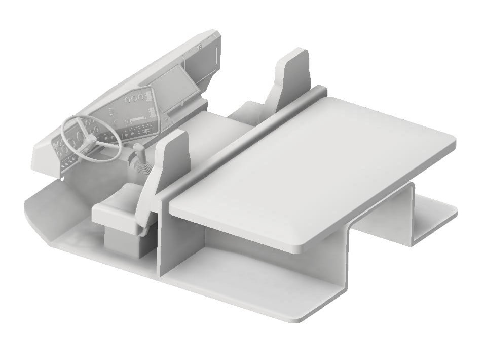 1/25th resin 3d 84-88 Freightliner 86" cab by KJ