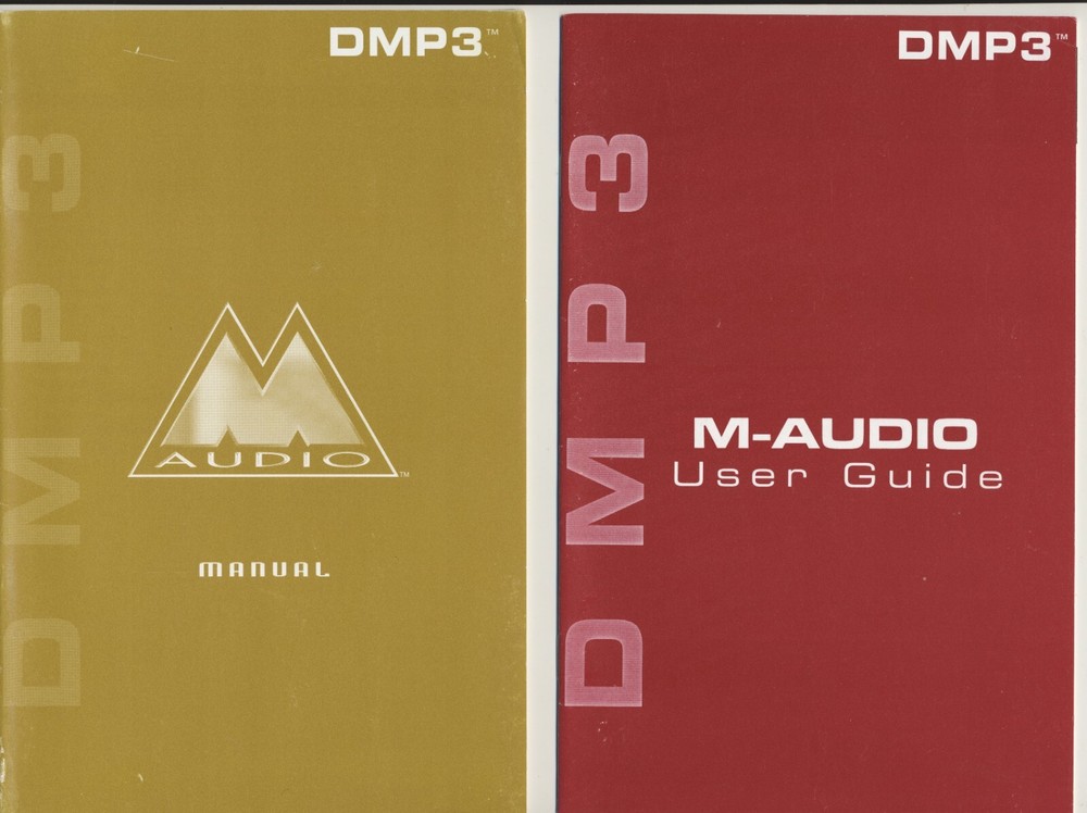 M-Audio DMP3 Manual & User Guide with Pro-Sessions Sound & Loop Libraries CD HTF